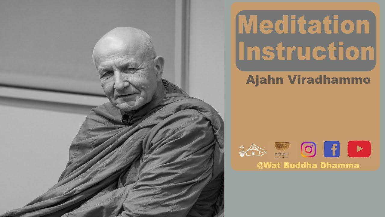 Sunday Morning Meditation From Home With Ajahn Viradhammo