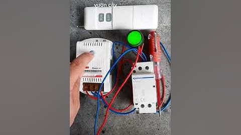 Công tắc điều khiển từ xa 5km, 40a kết hợp khởi động từ, điều khiển thiết bị công suất lớn