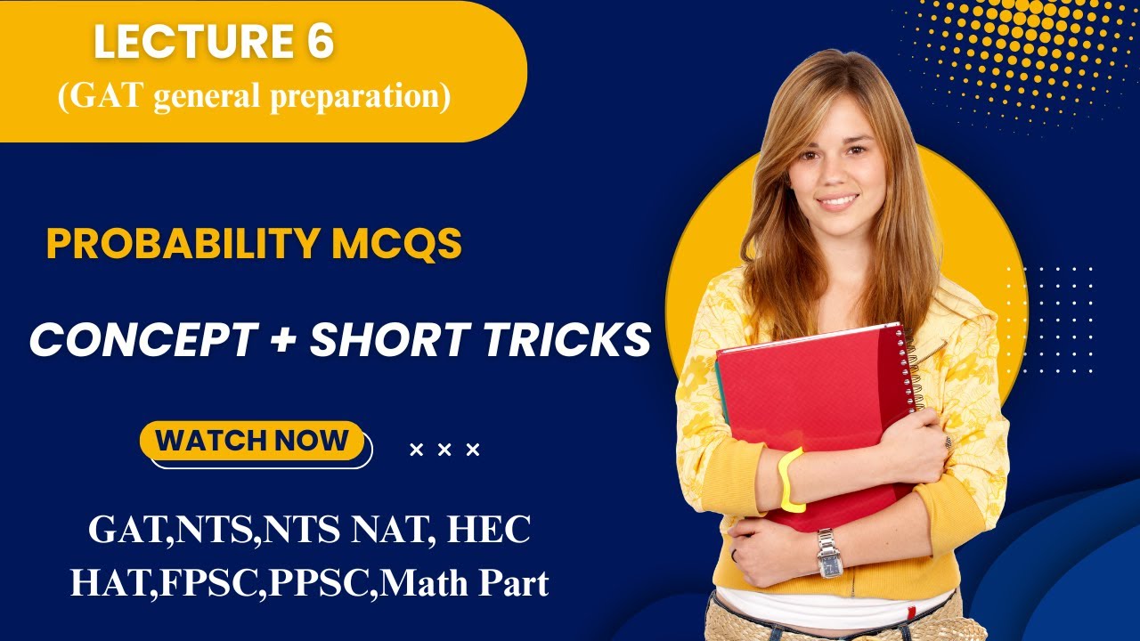 Probability Mcqs GAT General Past paper| Probability mcqs Tricks NTS,GAT,HAT  