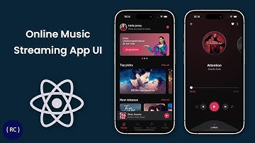 Online Music Streaming App UI in React Native Expo | Music Player App | Music App