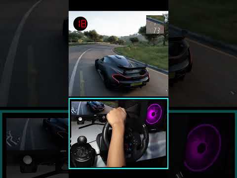 McLaren P1 x Forza Horizon 5 Gaming Logitech G29