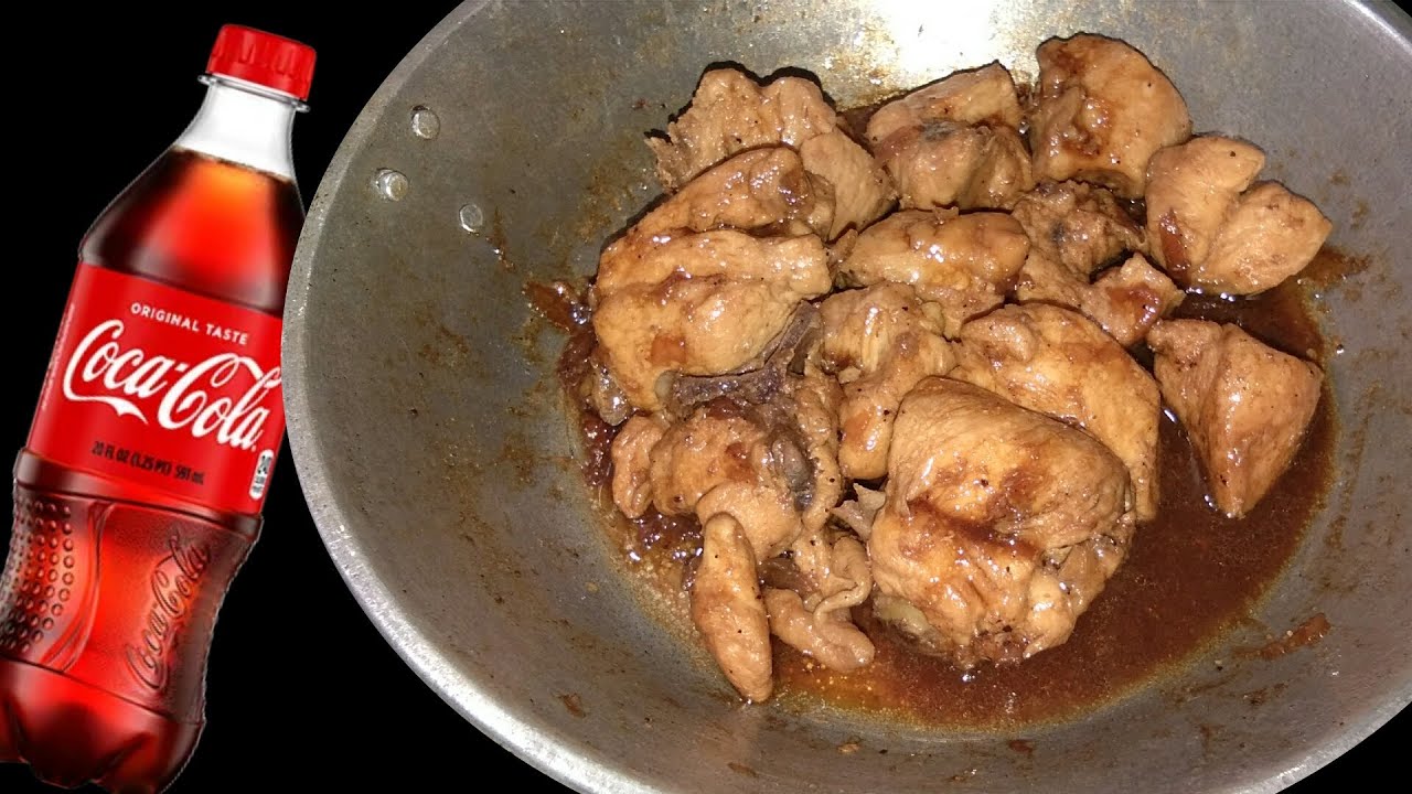 How To Cook CHICKEN ADOBO WITH COKE | Coca Cola Chicken Recipe - Lutong