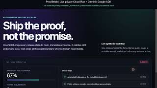 ProofStitch: Live Cloud Run + Gemini Agent Demo