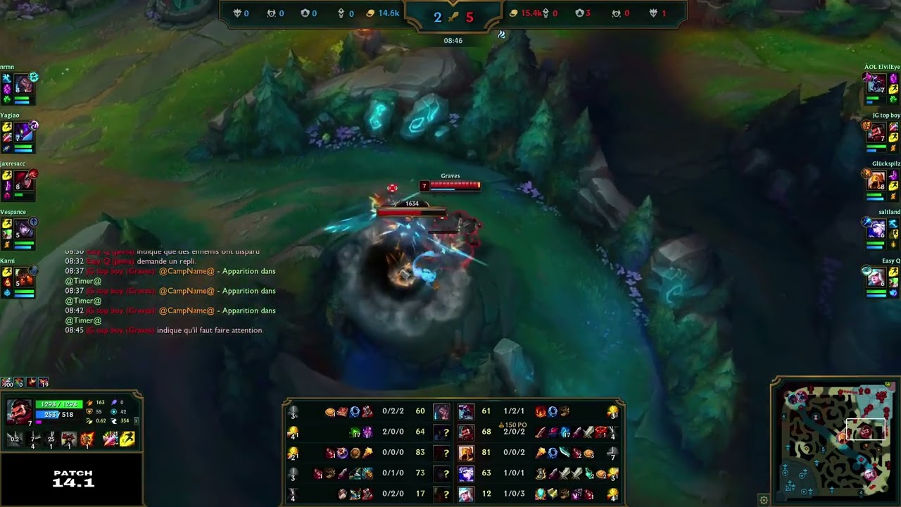 KCB LYNCAS GRAVES VS TDS TYNX KHA’ZIX JGL PERFECT KDA, LÉGENDAIRE   EUW GRANDMASTER   PATCH 14 1