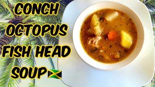 HOW TO MAKE FLAVORFUL CONCH SOUP/STRONG BACK!
