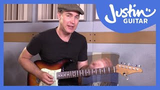 How to do Unison Bend Technique, Mechanics & Practice: Blues Lead Guitar Lesson Tutorial s2p7 screenshot 4
