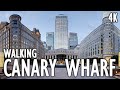 London Canary Wharf Lockdown Walk - Relaxing 4K Video (DJI Pocket 2)