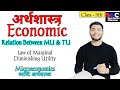 Relation Between Marginal Utility and Total Utility | Law of Marginal Diminishing Utility | Medi Mat