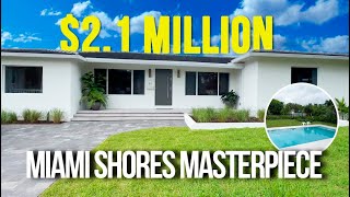 💰$2.1M Modern Luxury Home Tour Miami Shores | Pool, High-End Finishes