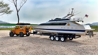 BigDog Triple Axle Scale Boat Trailer (RC4WD 보트 트레일러 1/10 ) FMS TOYOTA Land Cruiser FJ40 | ASMR