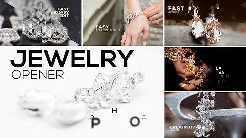 Jewelry Opener After Effects Templates