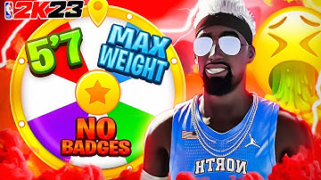 WHEEL OF WORST BUILDS in NBA 2K23... (Bad Idea) *IMPOSSIBLE* CHALLENGE in NBA2K23! WORST BUILD EVER!
