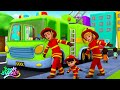 Wheels On The Firetruck, Fun Vehicle Song and Nursery Rhymes for Children