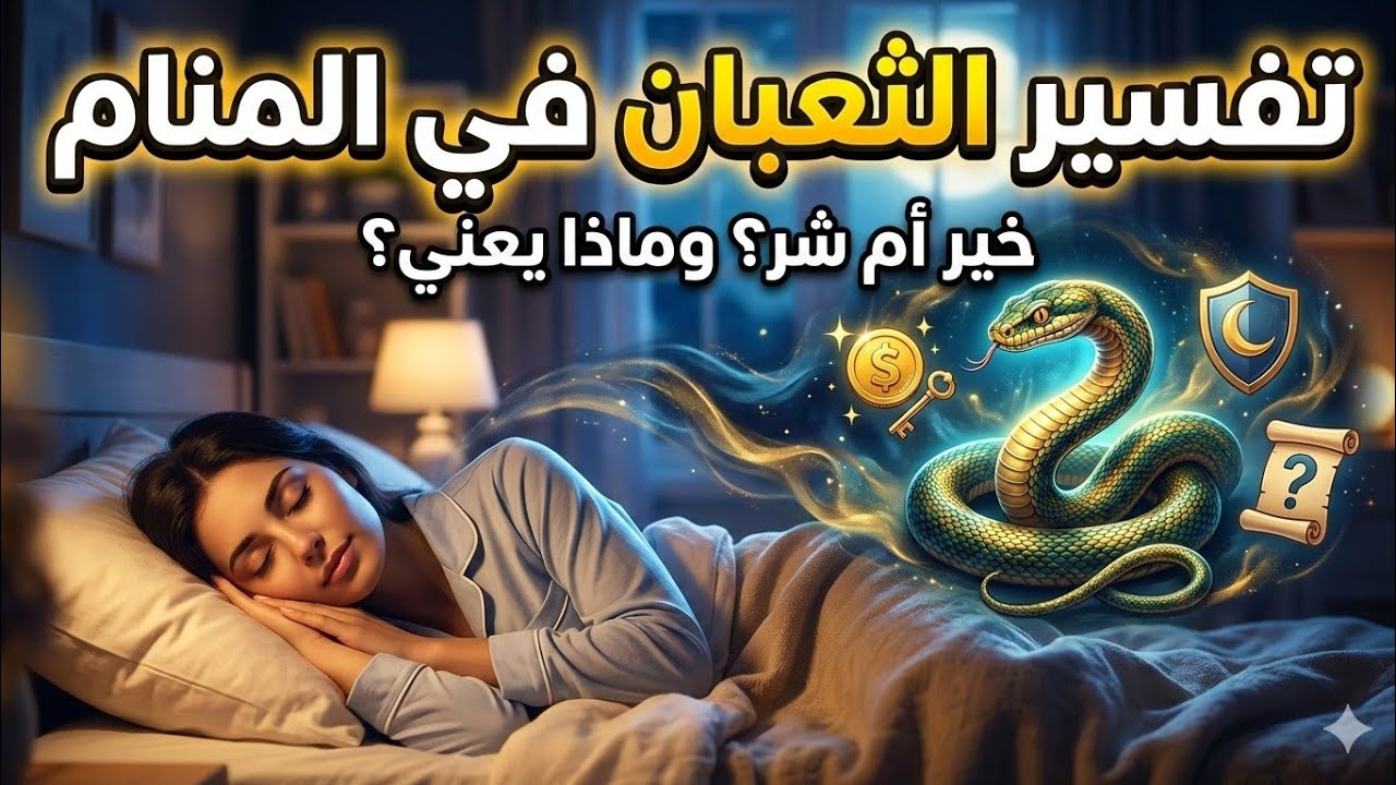 تفسير الثعبان في المنام بجميع ألوانه