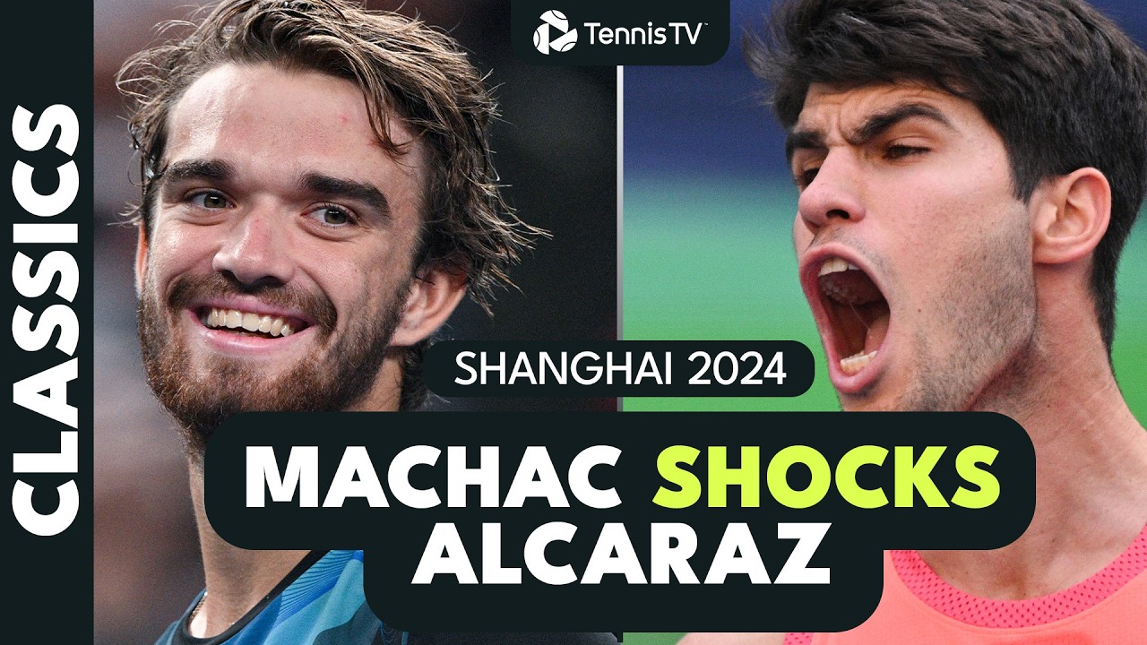When Tomas Machac UPSET Carlos Alcaraz 🤯 | Shanghai 2024 Extended Highlights