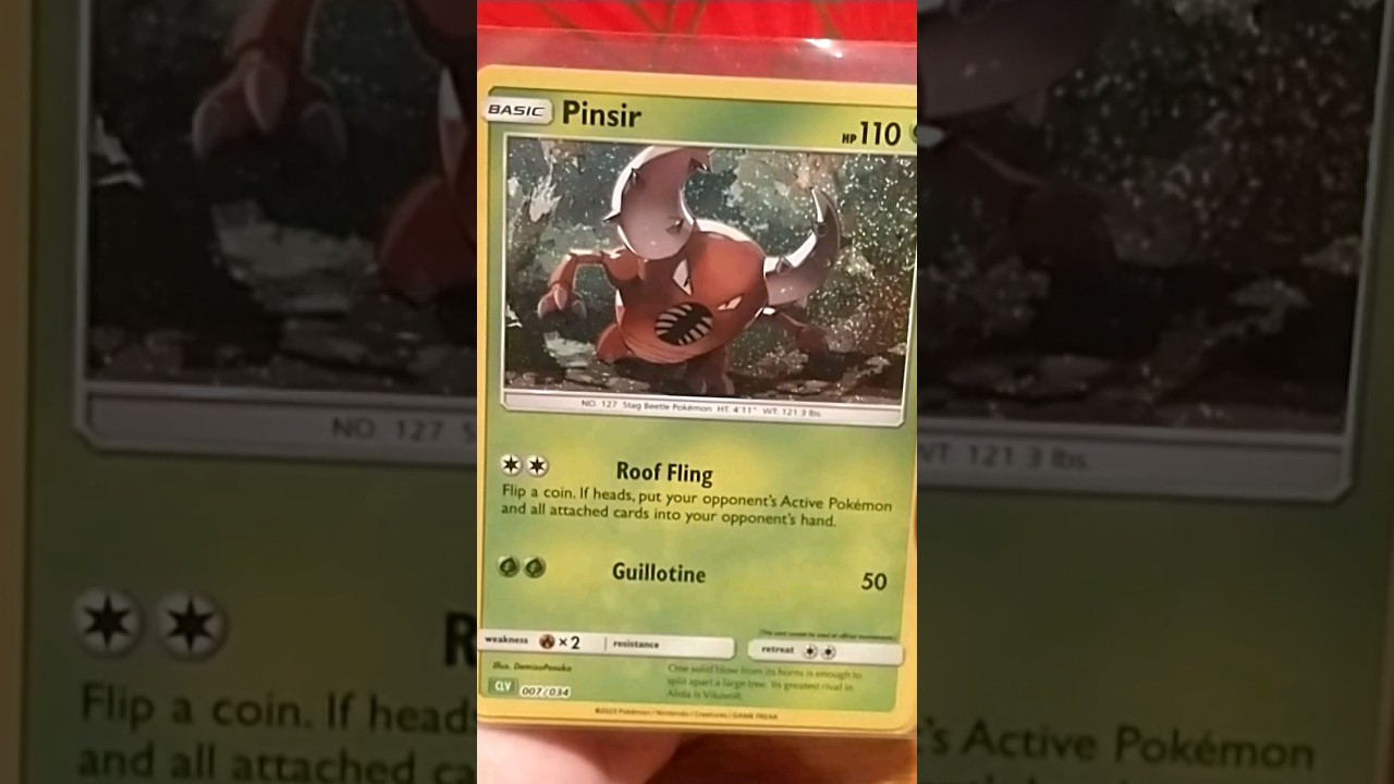 🪲Pinsir From Pokemon Trading Game Classic🪲