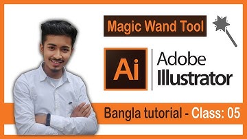 Adobe Illustrator CC Bangla Tutorial 2022 || Magic Wand Tool || #adobeillustratortutorial