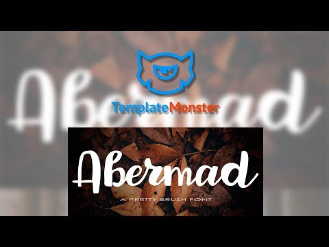 Abermad - Brush Font #65914