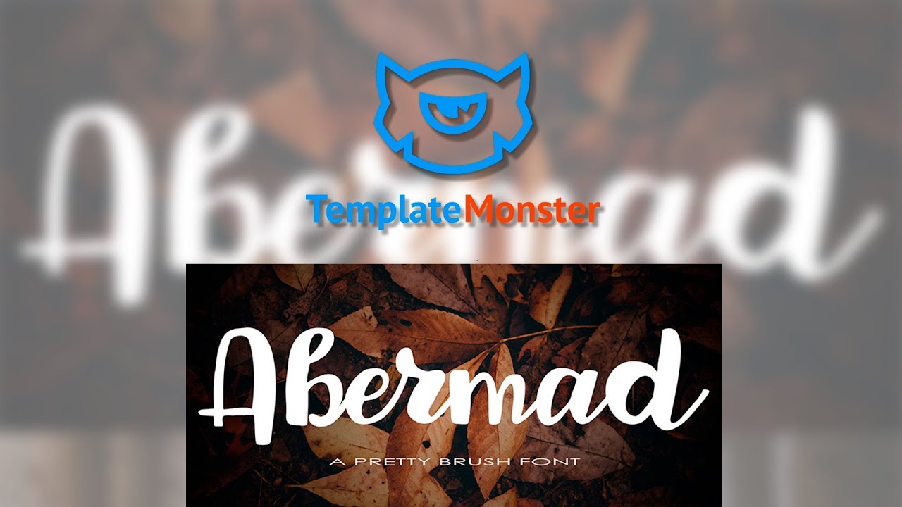 Abermad - Brush Font 