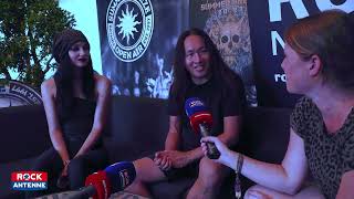 Dragonforce 2023: Herman Li and Alicia Vigil about playing in the dark and new music @ROCKANTENNE