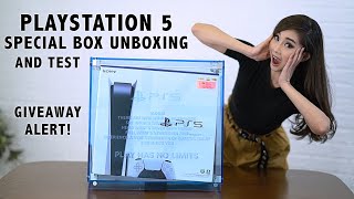 PLAYSTATION 5 SPECIAL BOX UNBOXING!! (PRESENT FROM SONY)