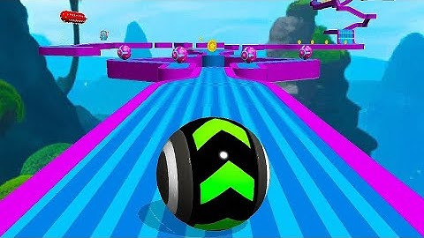 Sky Rolling Ball 3D Gameplay Speedrun All Levels 63