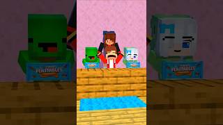 Sister Trying to Help Everyone - MAIZEN Funny Animation #minecraft #shorts