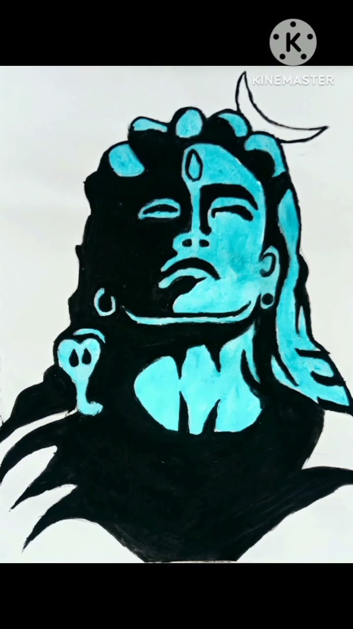 Lord Shiva Painting Picture Edited Video Lordshiva Youtube