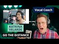 Vocal Coach Reacts to Katrina Velarde singing "Go The Distance"