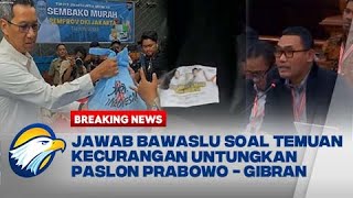 Bawaslu Jawab Temuan Bagi - Bagi Bansos Terkait PJ Heru & Stiker Prabowo - Gibran