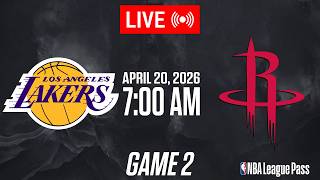 NBA LIVE! Los Angeles Lakers vs Houston Rockets GAME 2 | April 20, 2026 | NBA 2K26 GAMEPLAY
