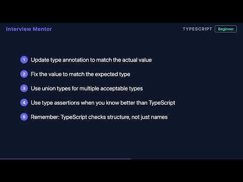 TypeScript Error Explained: Type X Not Assignable to Type Y