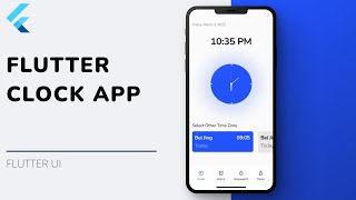 Build a Custom Clock App using Flutter Canvas screenshot 2