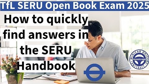 New TfL SERU Open Book Exam 2025 | SERU fill the balnks Grammar Rules | Uber London PCO