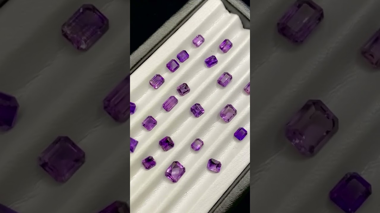 Amethyst (Jewellery Grad ✨Beautifully cut and polished amethyst gemstones, perfect for rings,