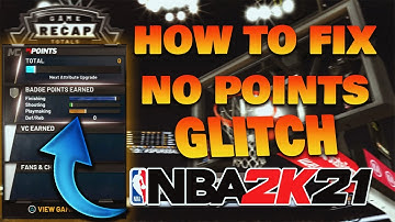 HOW TO FIX NO MYPOINTS AND BADGE POINTS GLITCH IN NBA 2K21! 0 MYPOINTS NBA 2K21 GLITCH HOW TO FIX 2K