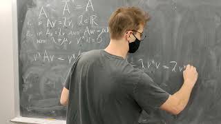 Eigenvalues and eigenvectors of self-adjoint matrices