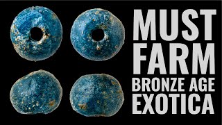 3,000 YEAR OLD GLASS BEADS at 'Britain's Pompeii' came from Iran