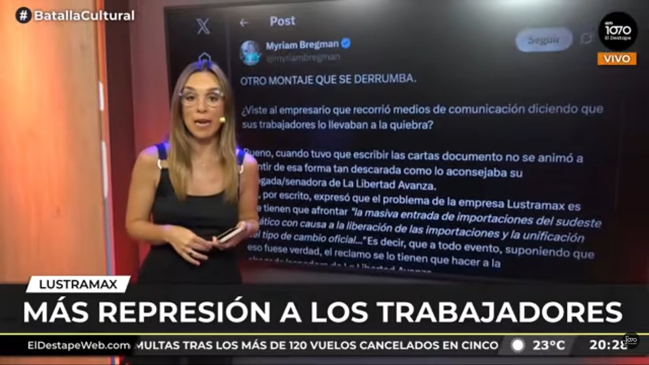 Polémica por la presencia de Gendarmería en el conflicto de Lustramax