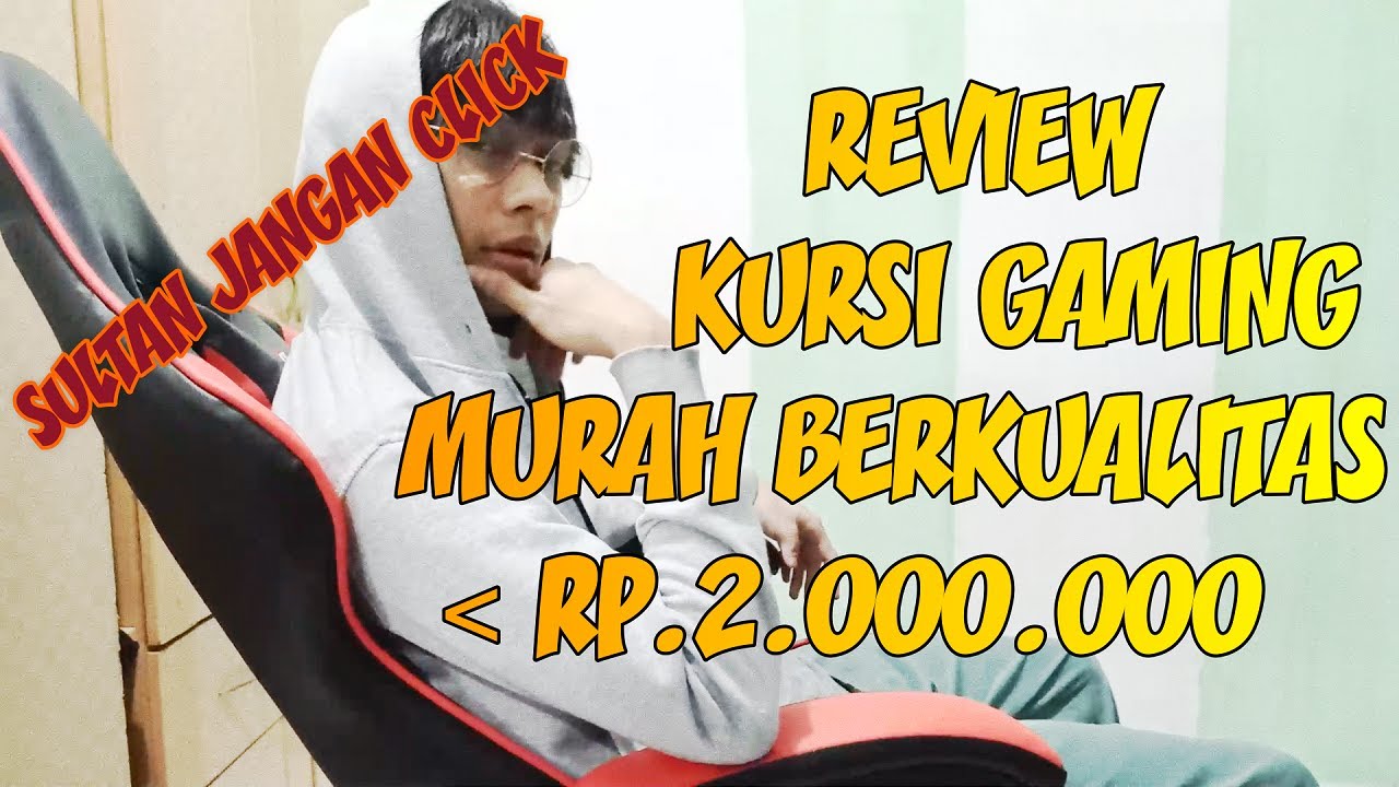  KURSI GAMING MURAH BERKUALITAS  BANGKU GAMING  MURAH  YouTube