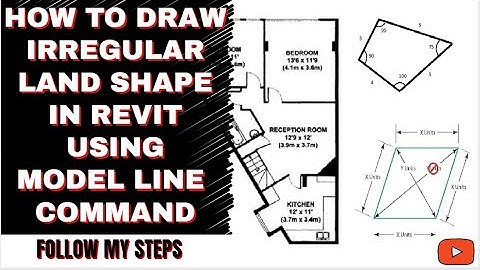 HOW TO DRAW  IRREGULAR PLOT IN AUTO CAD AND REVIT || EASY WAY