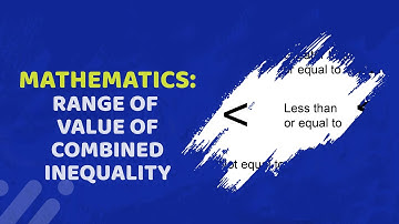 Range of value of combined inequalities
