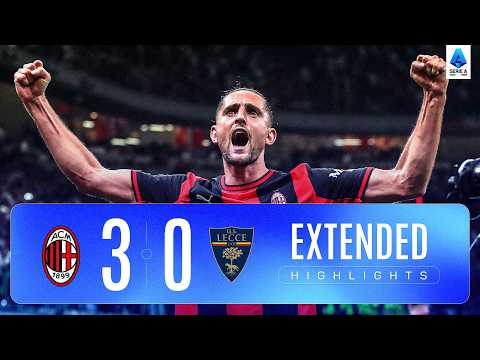 MILAN\u002DLECCE 3\u002D0 | EXTENDED HIGHLIGHTS | SERIE A 2026/27