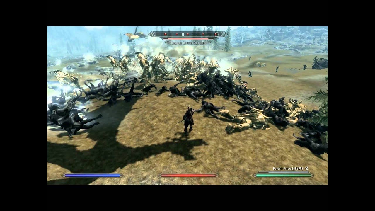 EPIC Skyrim AI Battle