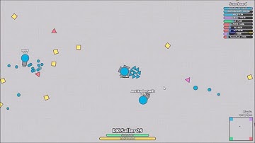 Diep.io : Overlord -  Another interesting match!  44-minute long (4-teams)