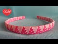 Оплетание Ободка Двумя Лентами . Мастер Класс для Начинающих  / DIY. Braided Headbands two ribbons