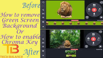 How to use Chroma Key or remove Green Screen Background in Kinemaster