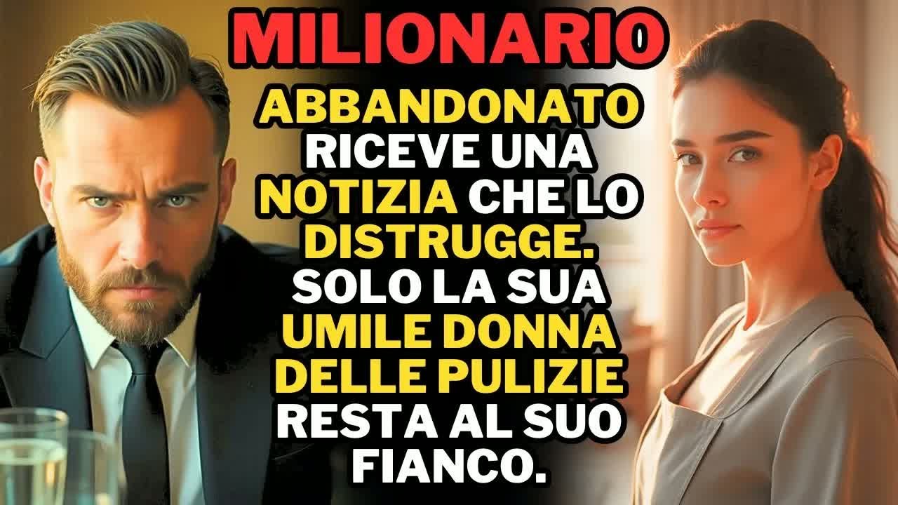 Una NOTIZIA distrugge il MILIONARIO… e solo la sua DONNA DELLE PULIZIE resta al suo fianco