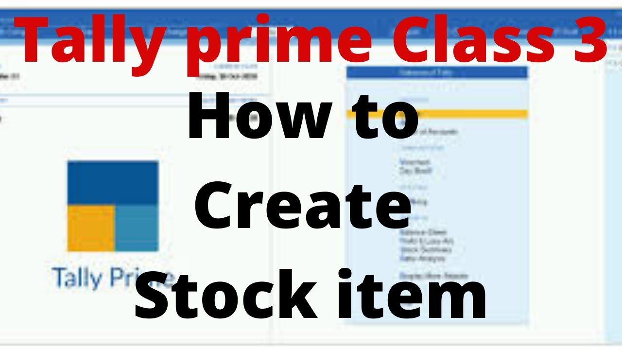 How To Create Stock Item In Tally Prime L Tally Ma Stock Item Kasa How To Create Stock Item In Tally Prime L Tally Ma Stock Item Kasa
