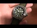 Close look at Citizen Eco-Drive BJ7100-23X GMT World Time Diver's Style Watch